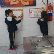 Cartazes contra o desperdício de comida na escola